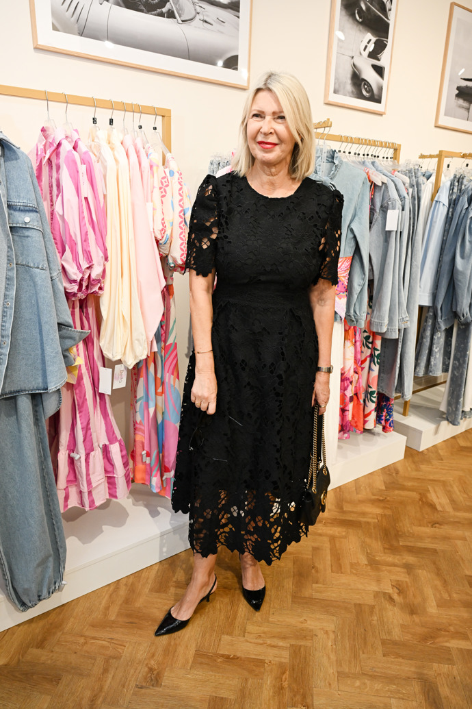 Helena Harabinová na otevření nové prodejny Bella Store. 