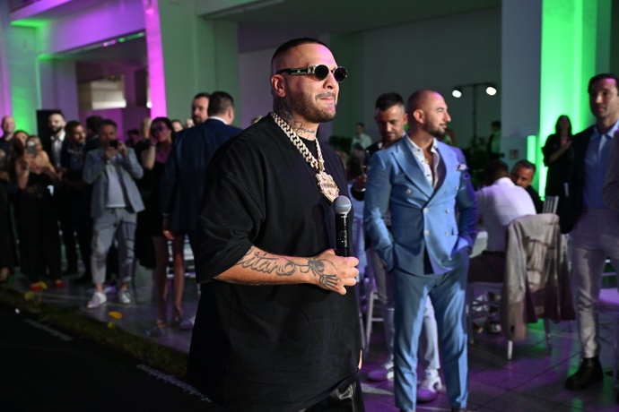 O hudební vystoupení na Fashion Night Brno se postaral Rytmus.