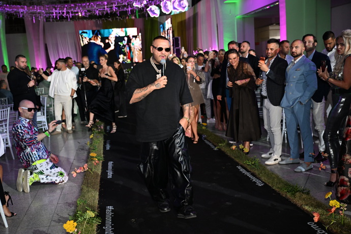 O hudební vystoupení na Fashion Night Brno se postaral Rytmus.