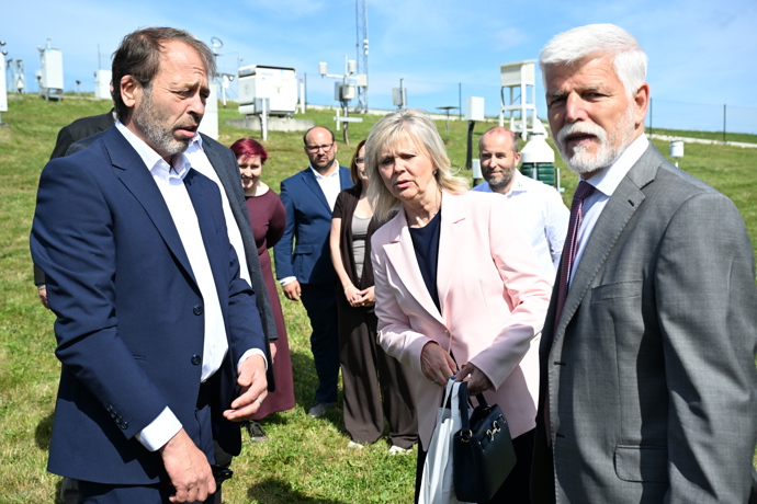 Petr Pavel a Eva Pavlová na Vysočině.Petr Pavel a Eva Pavlová na Vysočině.