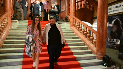 FOTO: Tomáš Magnusek s partnerkou.
