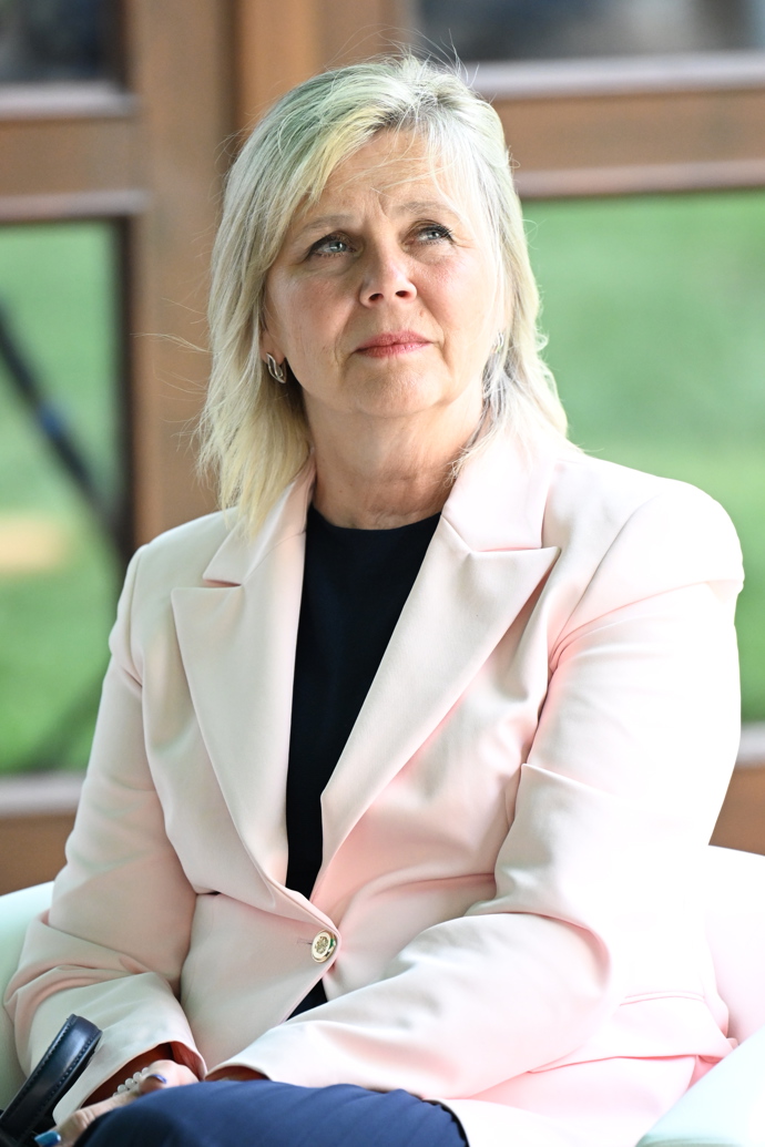 Eva Pavlová v diecézním centru.