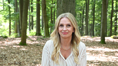 FOTO: Ivana Chýlková zapózovala v lese.