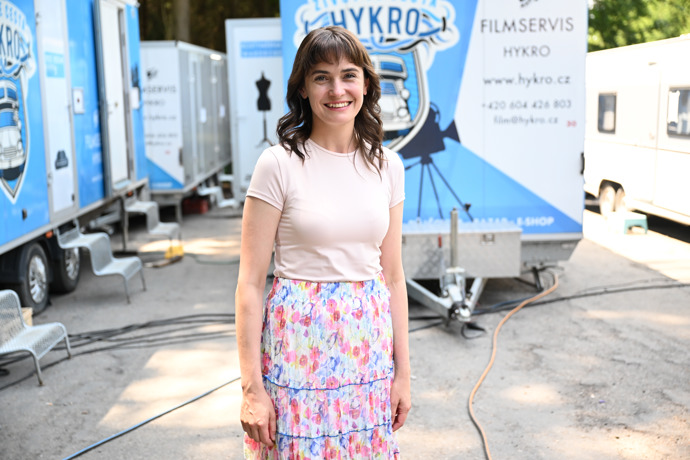 Sarah Haváčová podporuje Ukrajinu.