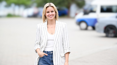 FOTO: Patricie Solaříková na natáčení Rozlučky se svobodou.