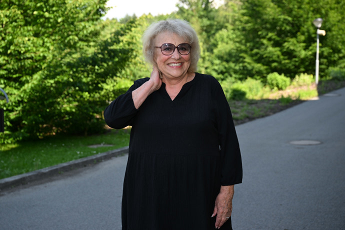 Iva Hüttnerová rozdávala úsměvy. 