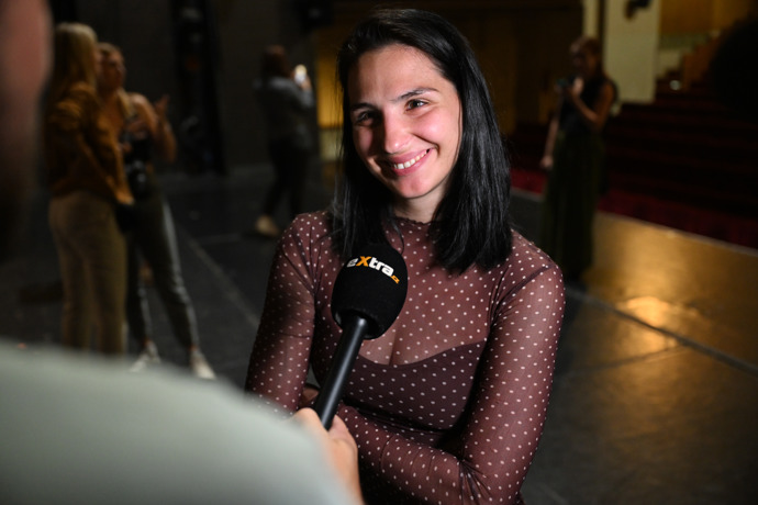 Kateřina Marie Fialová se během rozhovoru usmívala.