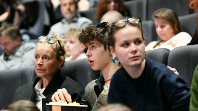 FOTO: Lenka Vlasáková v hledišti.