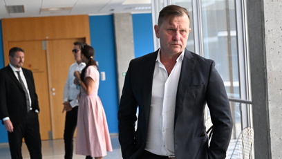 FOTO: Jaromír Soukup u soudu s Agátou Hanychovou.