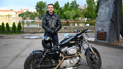 FOTO: Šimon Opp je vášnivý motorkář.