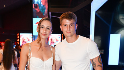 FOTO: Filip Prokop se svou manželkou.