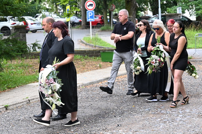 Poslední rozloučení s Bárou Tlučhořovou.