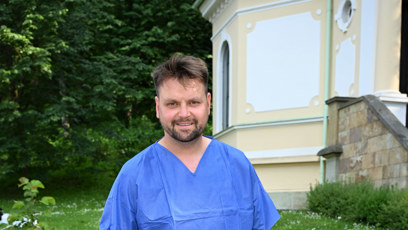 FOTO: Josef Vágner na Anděl mezi zdravotníky.