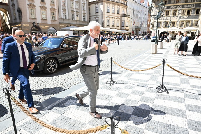 Prezident Petr Pavel na Dětském činu roku.