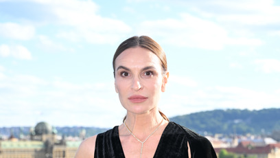 FOTO: Eliška Dospivová na módní přehlídce Borise Krále.