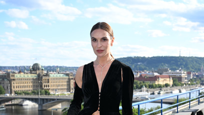 FOTO: Eliška Dospivová na módní přehlídce Borise Krále.