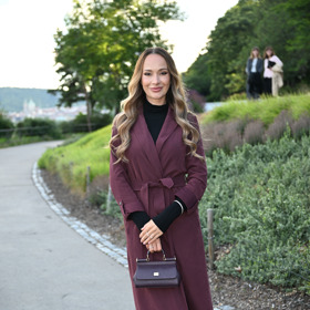 Karolína Krézlová na přehlídce.