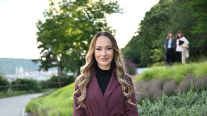 FOTO: Karolína Krézlová na přehlídce.