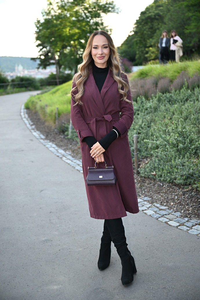 Karolína Krézlová na přehlídce.