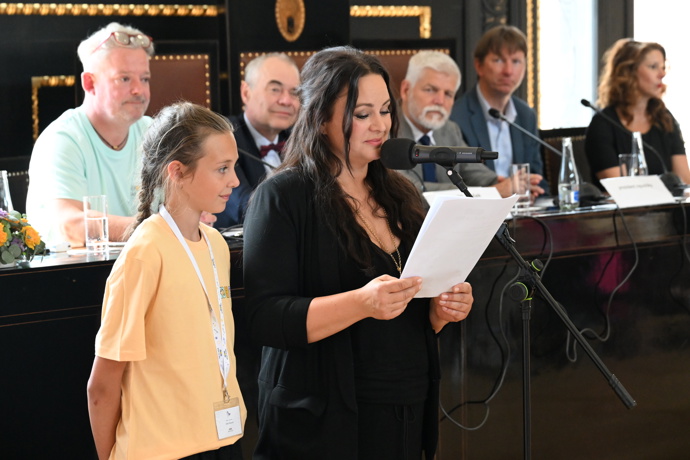 Jitka Čvančarová sotva držela slzy.