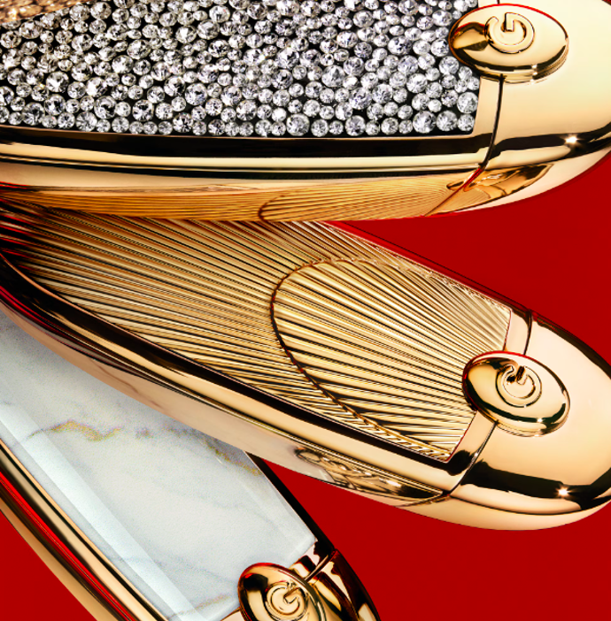 Pouzdra na rtěnku Rouge G, Guerlain, 966 Kč, prodává Marionnaud