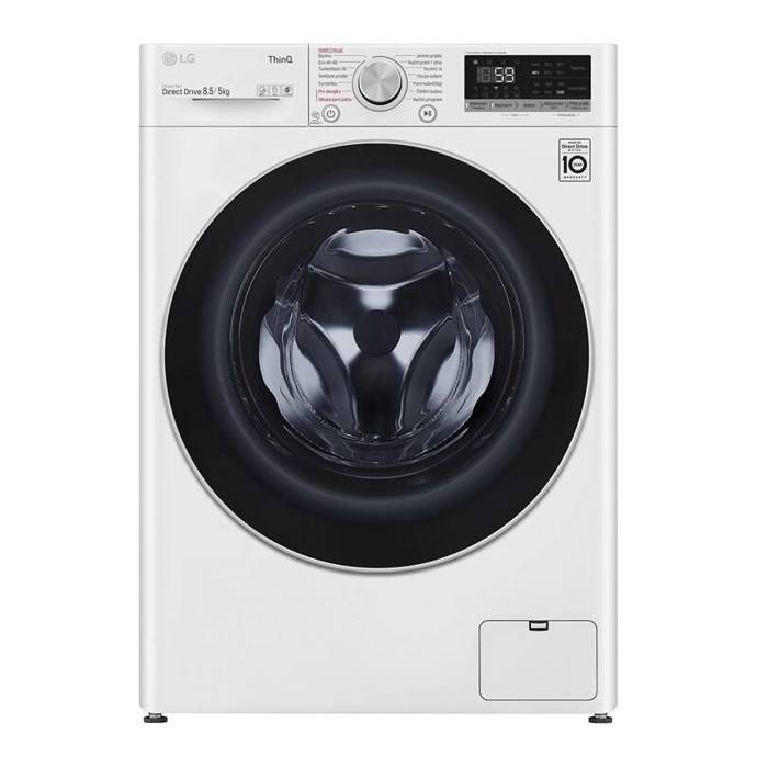 Pračka se sušičkou LG F2DV5S8S1 bílá, Datart, 12 890 Kč