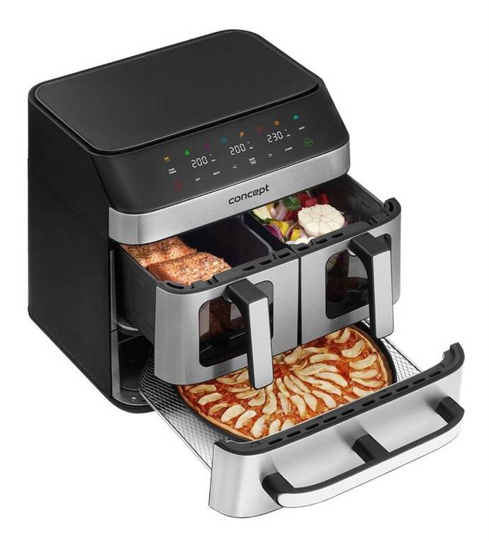 Fritéza horkovzdušná Concept FR9000 PIZZA TRIO, 6999 Kč, Datart