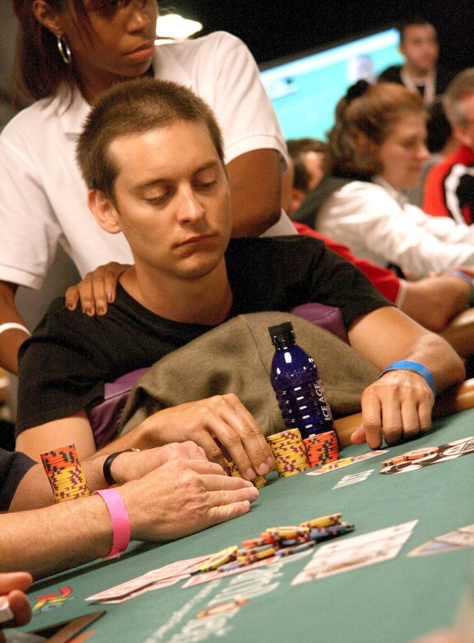 Tobey Maguire je známý v hazardním podsvětí jako pokerový dravec.