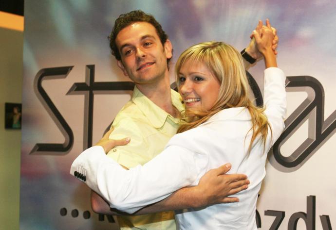 Monika Brzesková Žídková v soutěži StarDance s tanečníkem Janem Halířem Monika Brzesková Žídková v soutěži StarDance s tanečníkem Janem Halířem