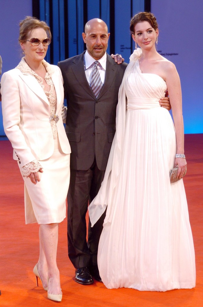 Premiéra filmu Ďábel nosí Pradu v roce 2006 byla o poznání méně opulentní než ta jejího letošního pokračování. Takhle to tehdy slušelo Meryl Streep, Stanleymu Tuccimu a Anne Hathaway.