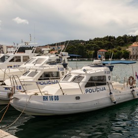 Chorvatská policie.