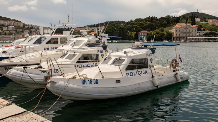 Chorvatská policie.