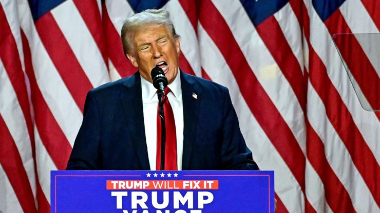 Donald Trump zvítězil v amerických volbách.
