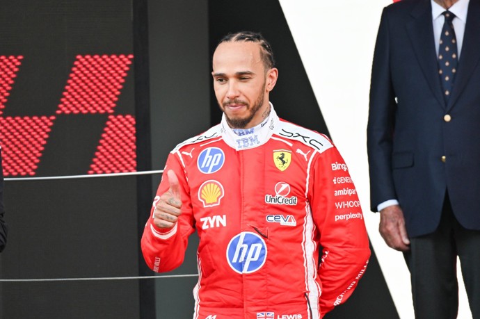 Lewis Hamilton na Velké ceně Monaka.