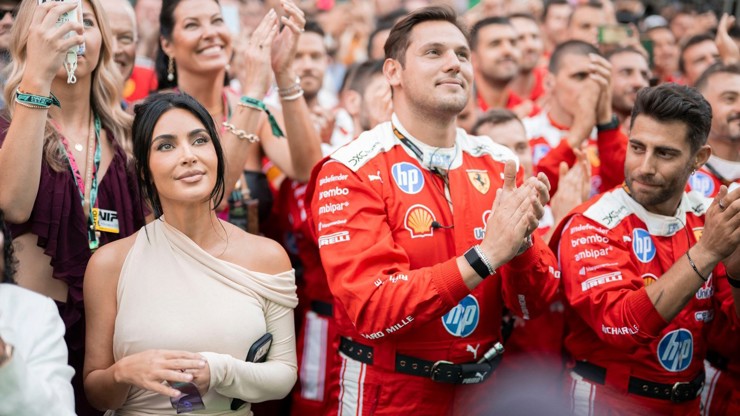 Kim Kardashian na F1.