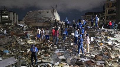 FOTO: Ničivé zemětřesení ve Venezuele.