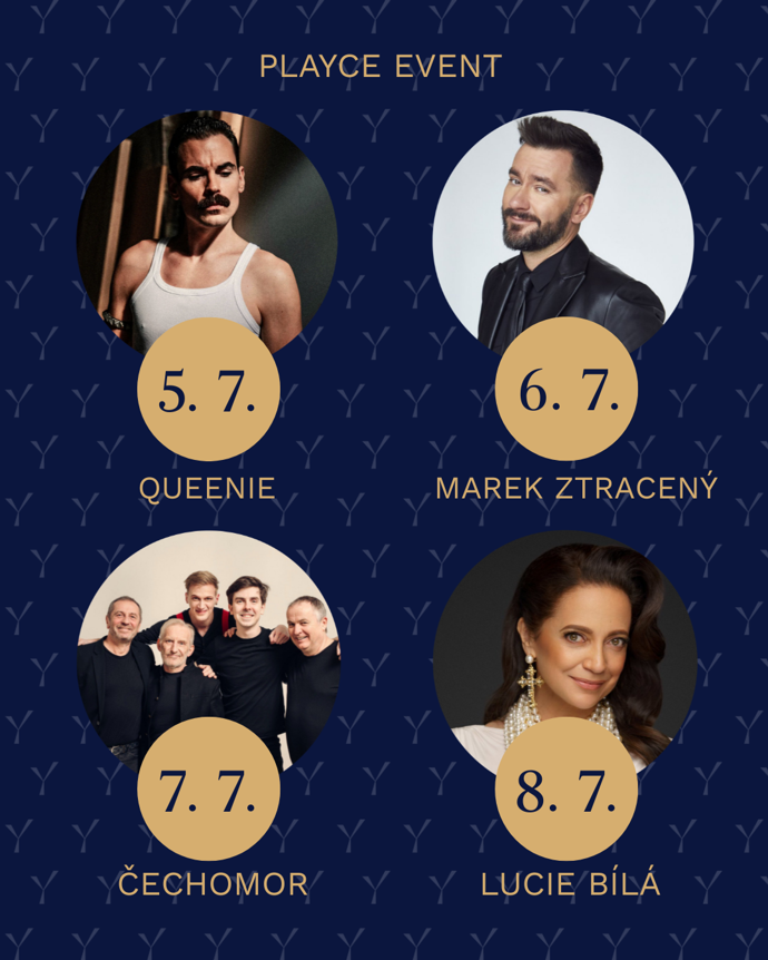 Program areálu PLAYCE na filmový festival v Karlových Varech. 