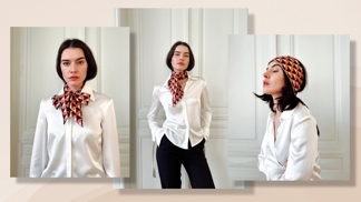 Šátek je nejvíc trendy doplněk sezony. Návrhářka Zuzana Kubíčková předvádí způsoby, jak ho nosit a vázat