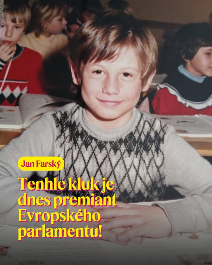 „Tenhle kluk je dnes premiant Evropského parlamentu,“ uvádí hnutí STAN na svém Instagramu k fotografii Jana Farského. 