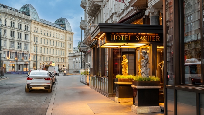 Hotel Sacher ve Vídni Hotel Sacher ve Vídni