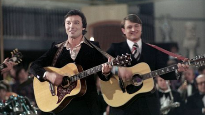 Ladislav Štaidl a Karel Gott

