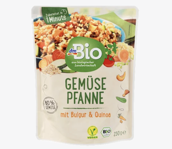 Jemný bulgur v kombinaci s mrkví, cuketou, sladkými bramborami a čočkou spolu s aromatickým kořením a bylinkami, 65 Kč