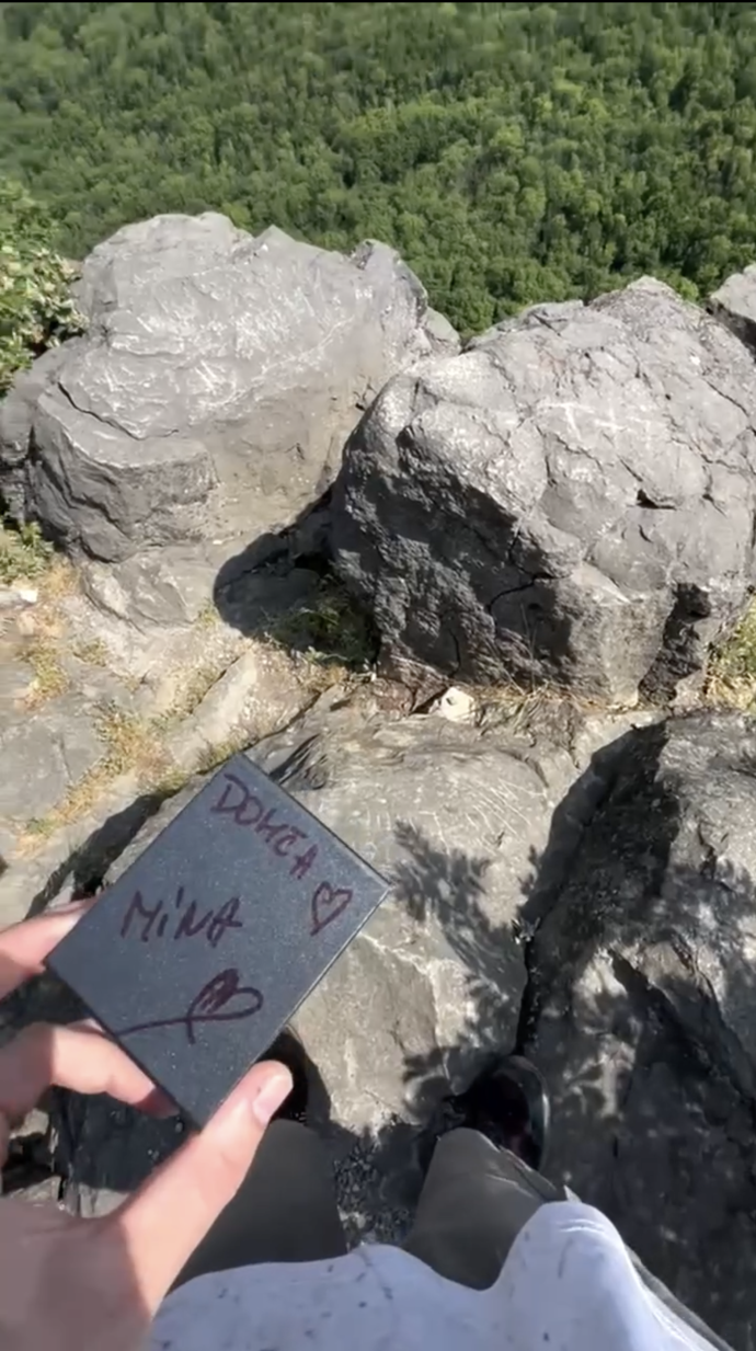 Dominika na tuto horu vylezla hned několikrát.