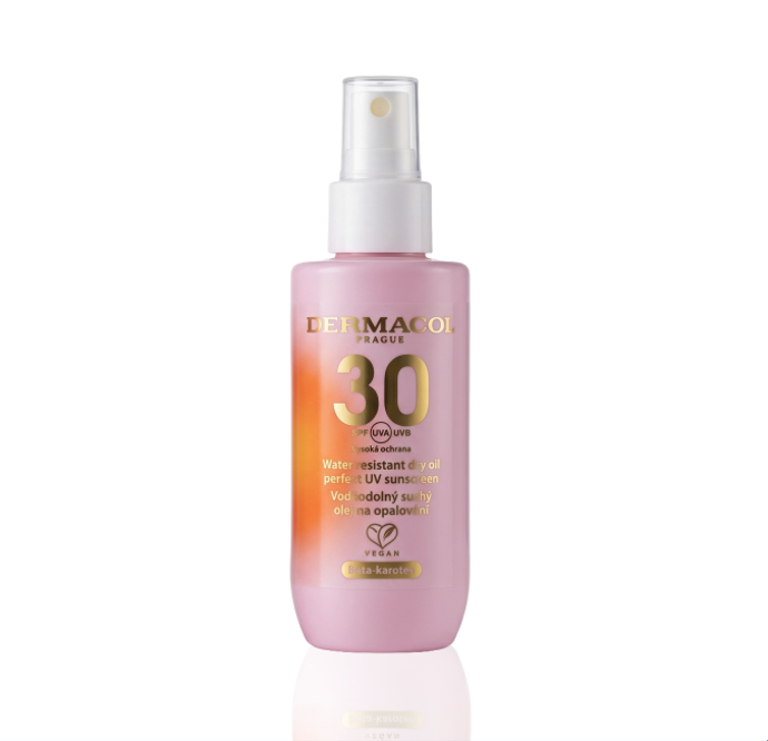 Voděodolný suchý olej na opalování SPF 30 Dermacol, 399 Kč (150 ml)