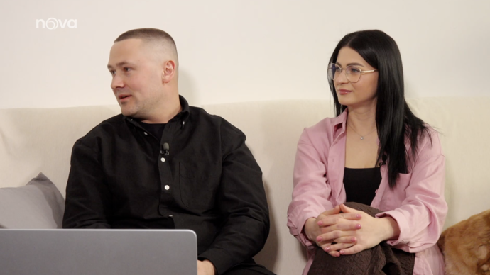 Artem a Alina utekli před válkou do Česka.