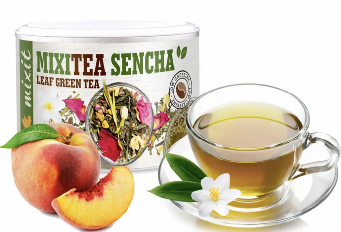 Mixitea – Zelený čaj Senza Broskev, 129 Kč Mixitea – Zelený čaj Senza Broskev, 129 Kč