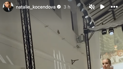 FOTO: Kateřina Kadlecová udělala ohavné gesto.