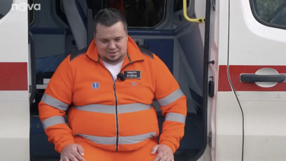 FOTO: Martin pracuje jako záchranář.