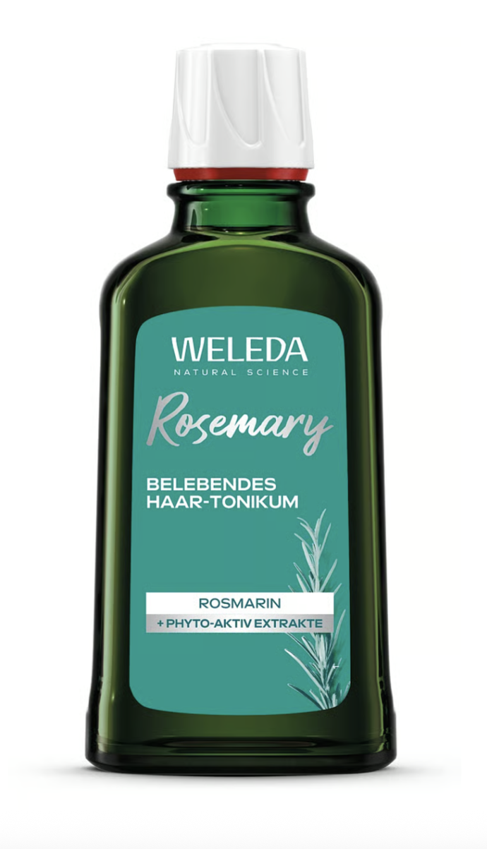 Rozmarýnové tonikum pro posílení vlasů Weleda, 329 Kč (100 ml) Rozmarýnové tonikum pro posílení vlasů Weleda, 329 Kč (100 ml)