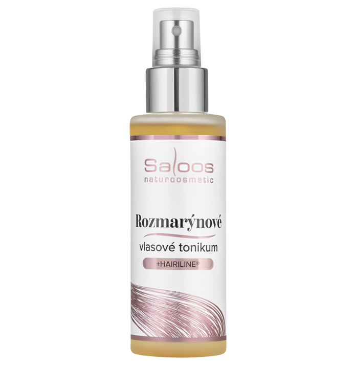 Rozmarýnové vlasové tonikum Saloos, 265 Kč (100 ml) Rozmarýnové vlasové tonikum Saloos, 265 Kč (100 ml)